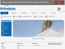 Tablet Screenshot of britaminho.com